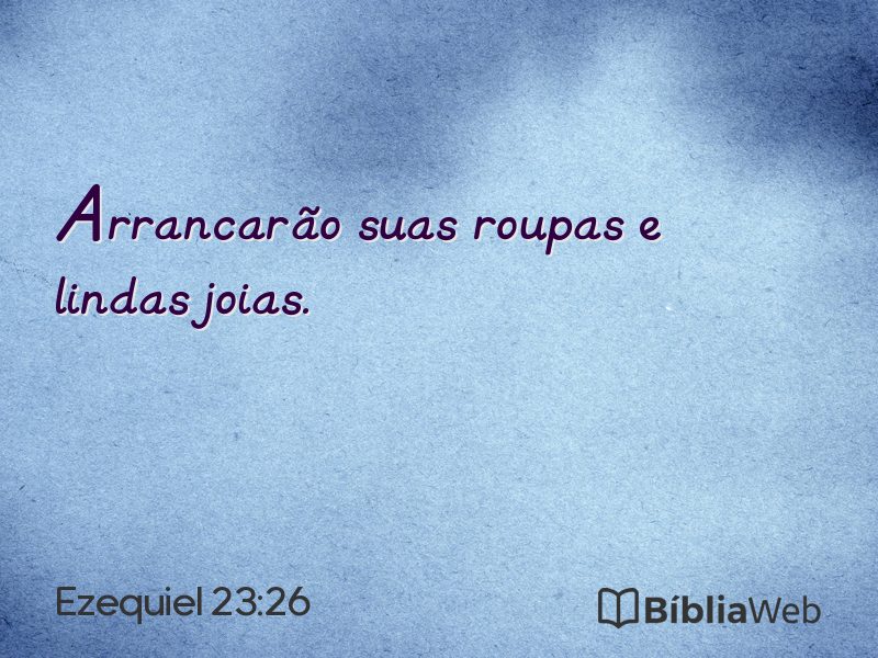 Ezequiel 23:26 em imagem para compartilhar