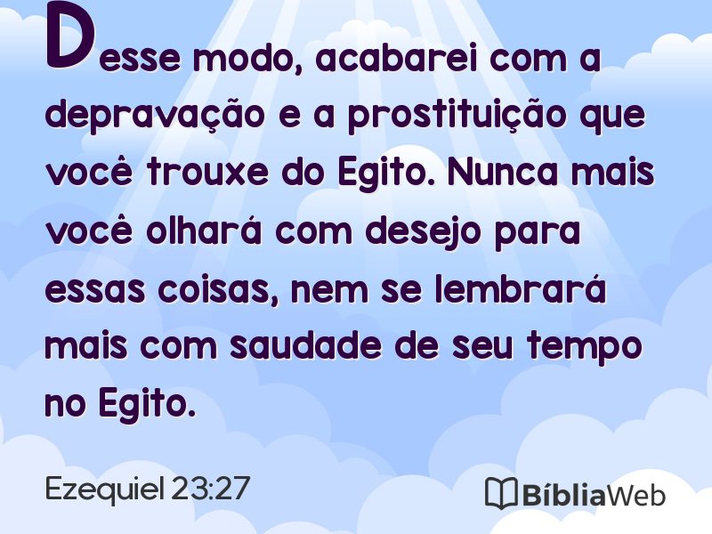 Ezequiel 23:27 em imagem para compartilhar