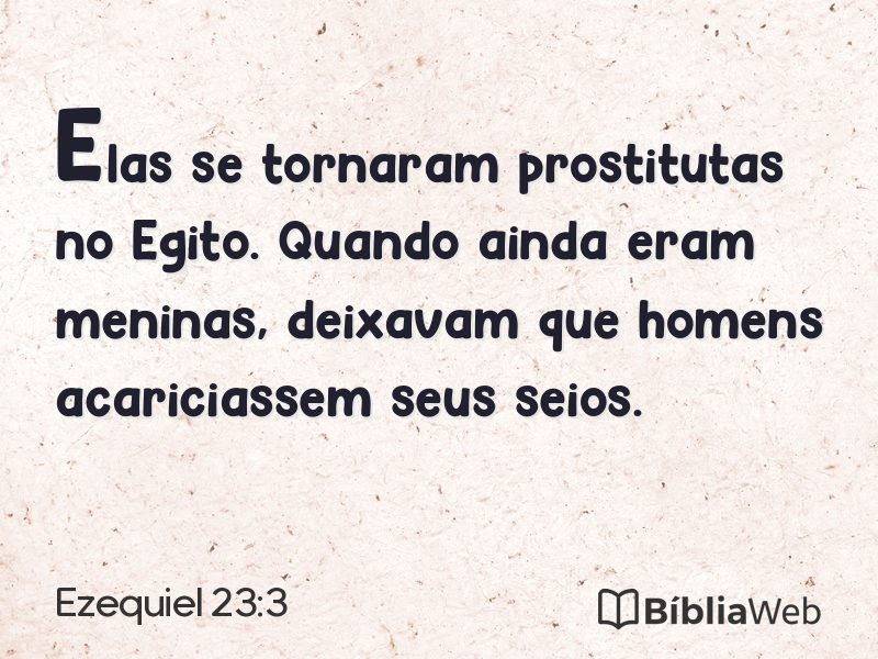 Ezequiel 23:3 em imagem para compartilhar