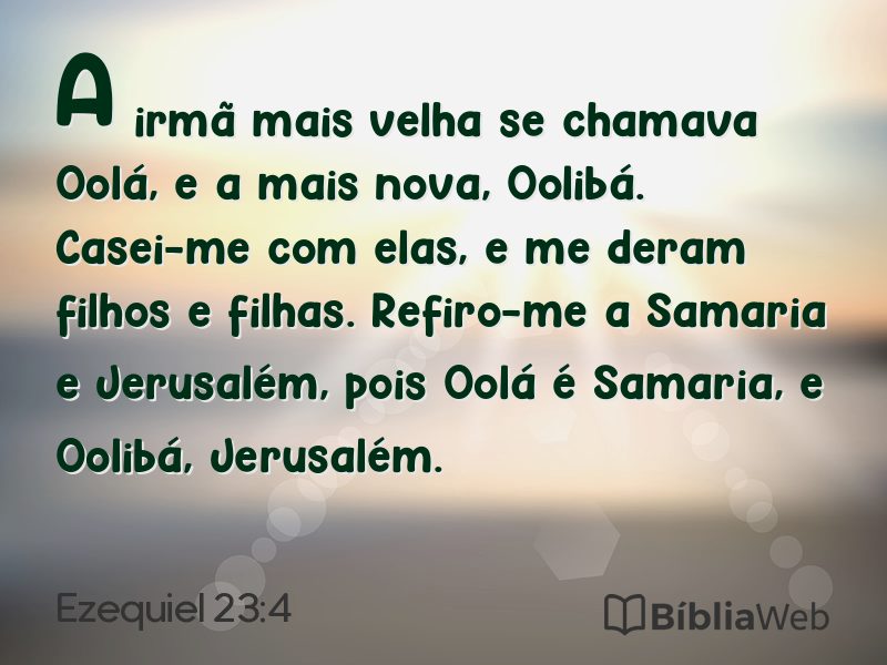 Ezequiel 23:4 em imagem para compartilhar