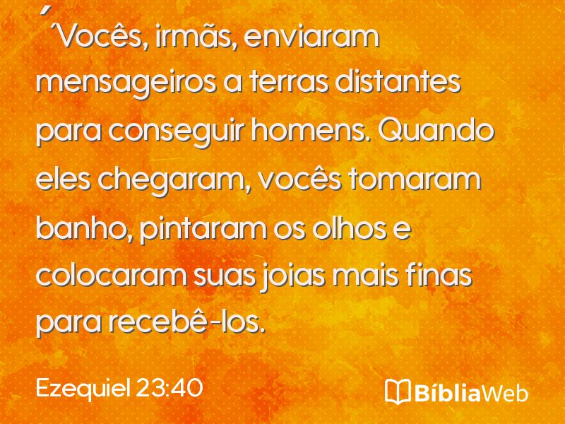 Ezequiel 23:40 em imagem para compartilhar