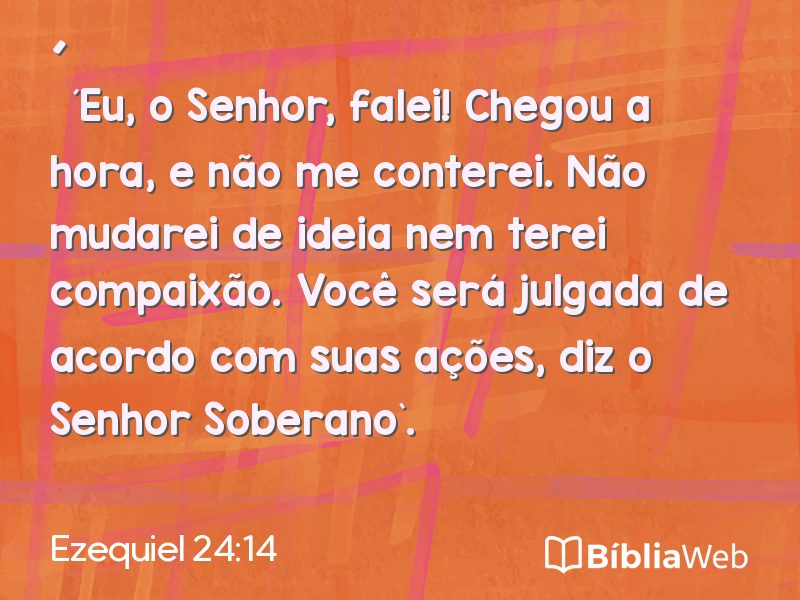 Ezequiel 24:14 em imagem para compartilhar