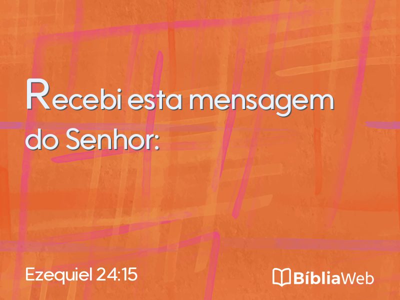 Ezequiel 24:15 em imagem para compartilhar