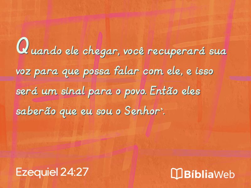 Ezequiel 24:27 em imagem para compartilhar