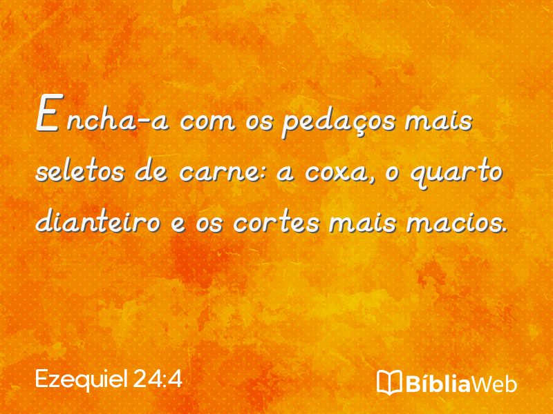Ezequiel 24:4 em imagem para compartilhar