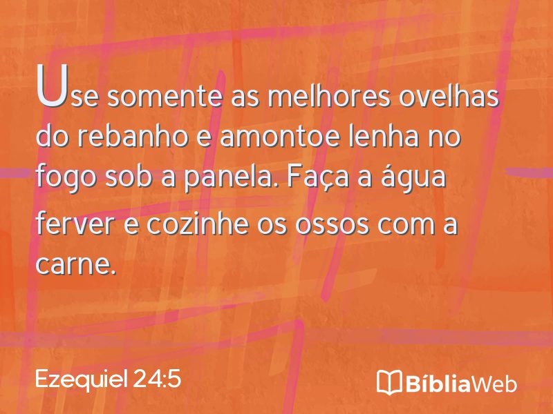 Ezequiel 24:5 em imagem para compartilhar
