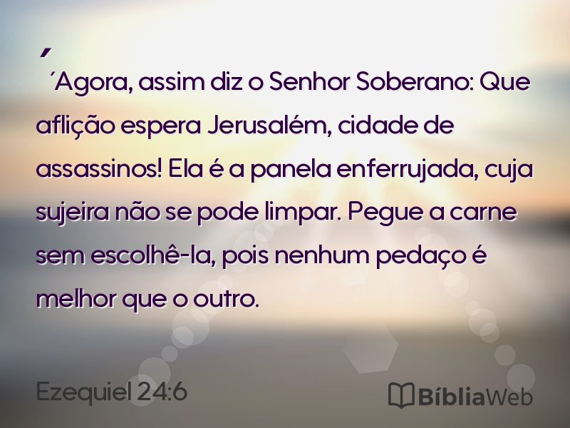 Ezequiel 24:6 em imagem para compartilhar