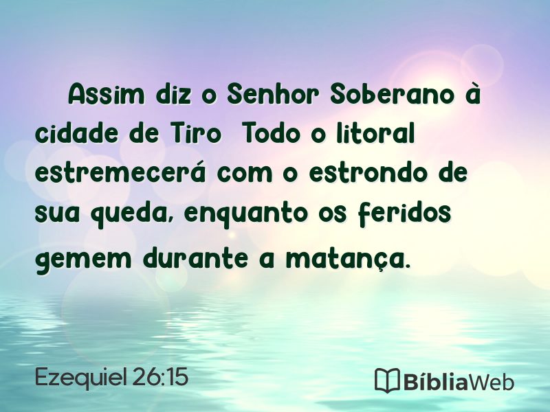 Ezequiel 26:15 em imagem para compartilhar