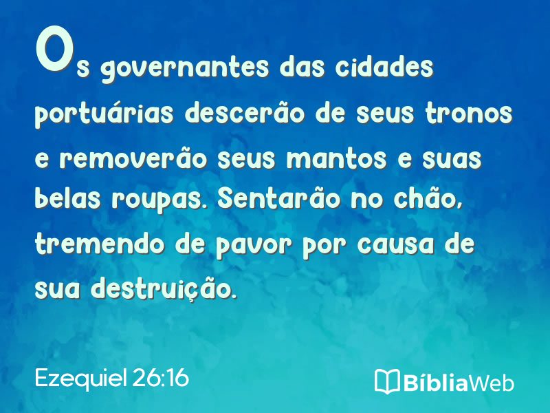 Ezequiel 26:16 em imagem para compartilhar