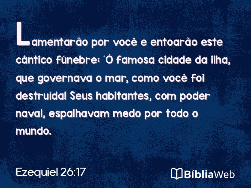 Ezequiel 26:17 em imagem para compartilhar