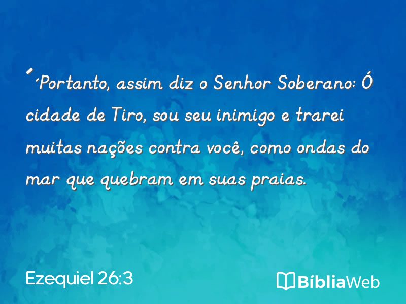 Ezequiel 26:3 em imagem para compartilhar