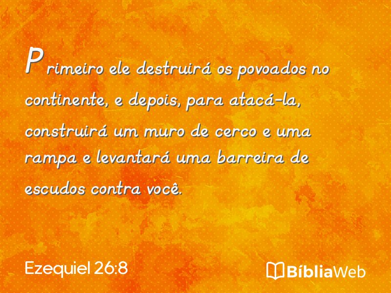 Ezequiel 26:8 em imagem para compartilhar