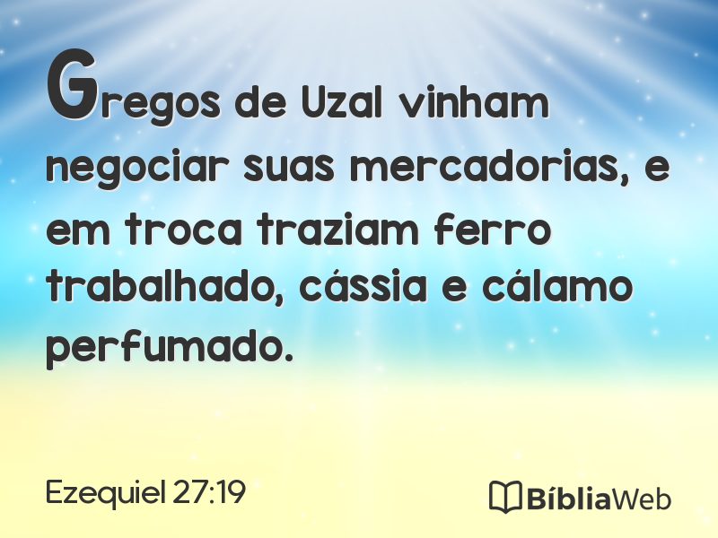 Ezequiel 27:19 em imagem para compartilhar