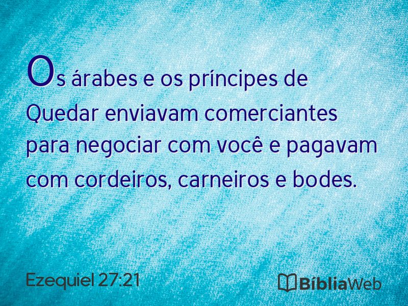 Ezequiel 27:21 em imagem para compartilhar