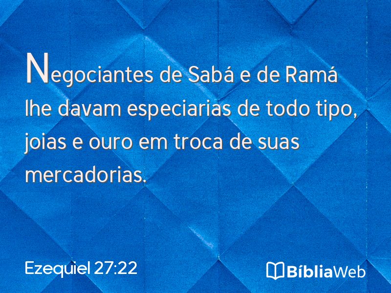 Ezequiel 27:22 em imagem para compartilhar