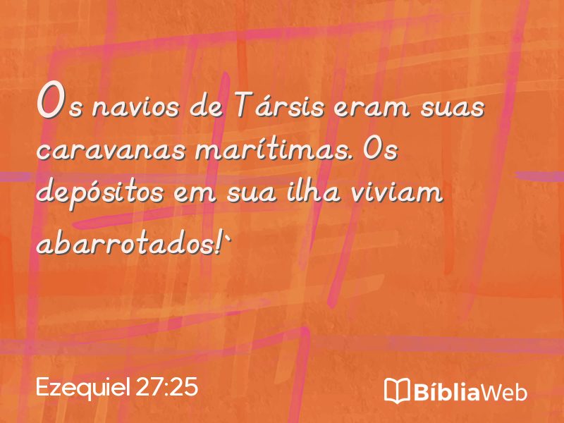 Ezequiel 27:25 em imagem para compartilhar