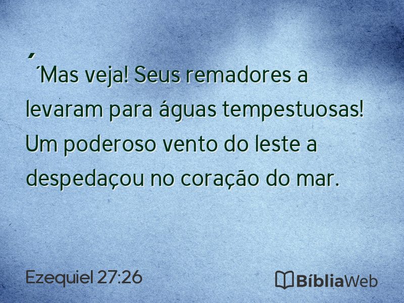 Ezequiel 27:26 em imagem para compartilhar