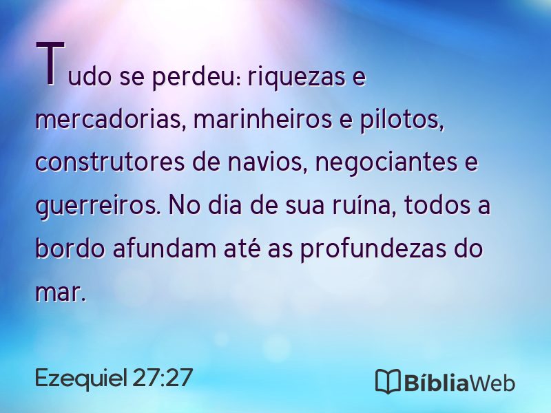 Ezequiel 27:27 em imagem para compartilhar