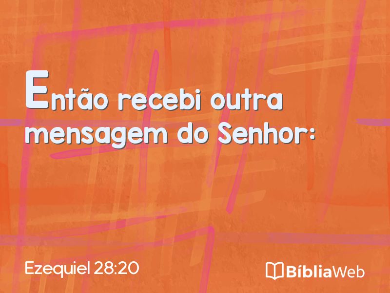Ezequiel 28:20 em imagem para compartilhar
