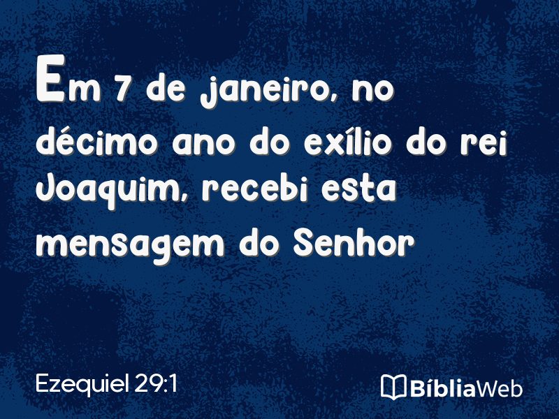 Ezequiel 29:1 em imagem para compartilhar