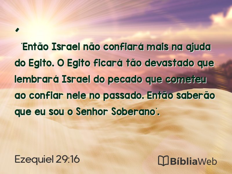 Ezequiel 29:16 em imagem para compartilhar