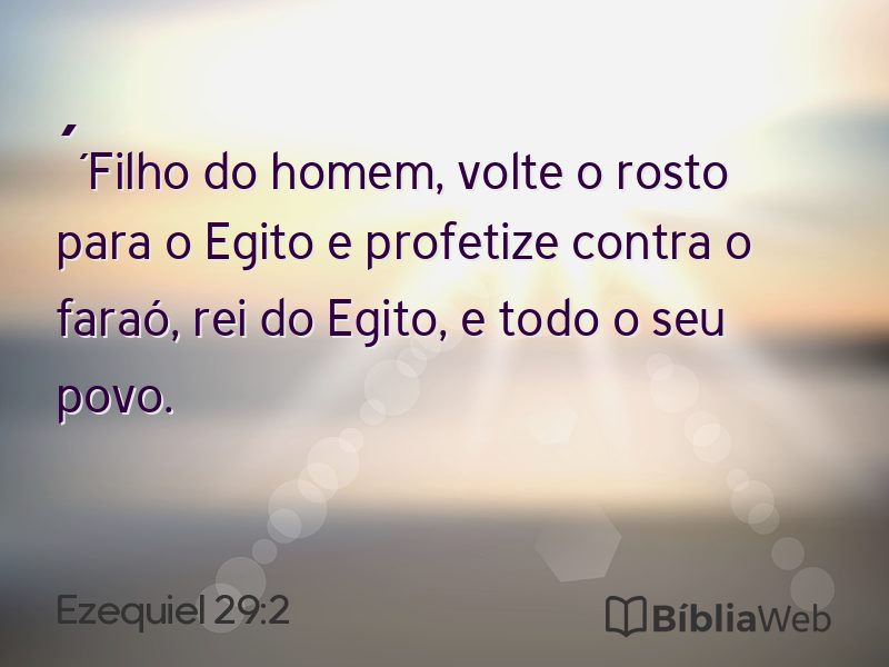 Ezequiel 29:2 em imagem para compartilhar
