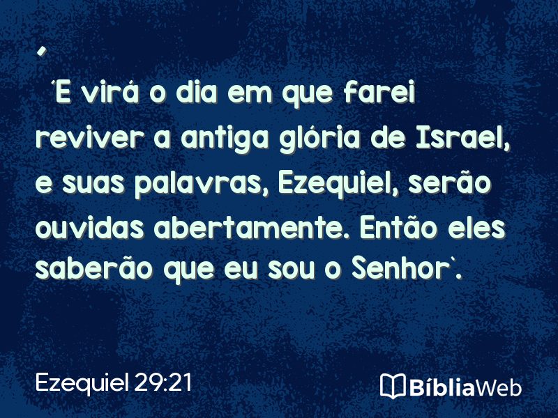 Ezequiel 29:21 em imagem para compartilhar