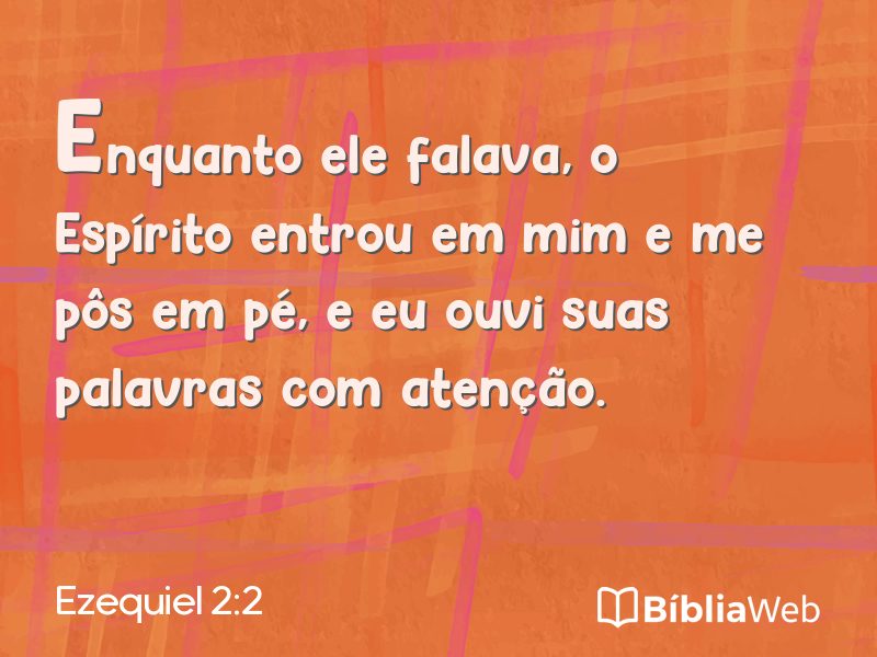 Ezequiel 2:2 em imagem para compartilhar