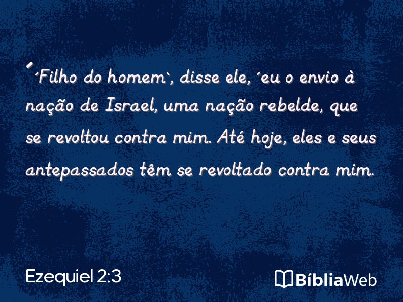 Ezequiel 2:3 em imagem para compartilhar