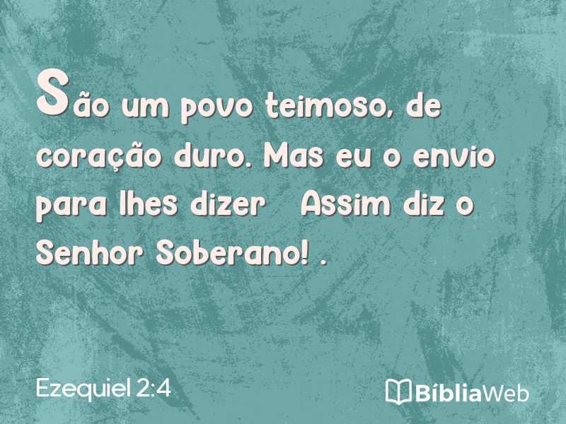 Ezequiel 2:4 em imagem para compartilhar