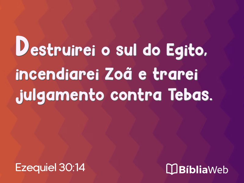 Ezequiel 30:14 em imagem para compartilhar