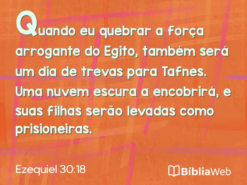 Ezequiel 30:18 em imagem para compartilhar