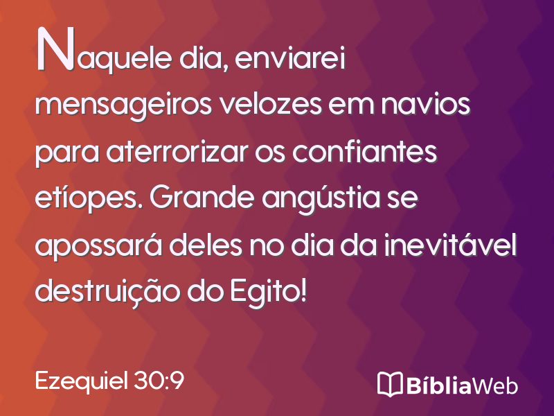 Ezequiel 30:9 em imagem para compartilhar