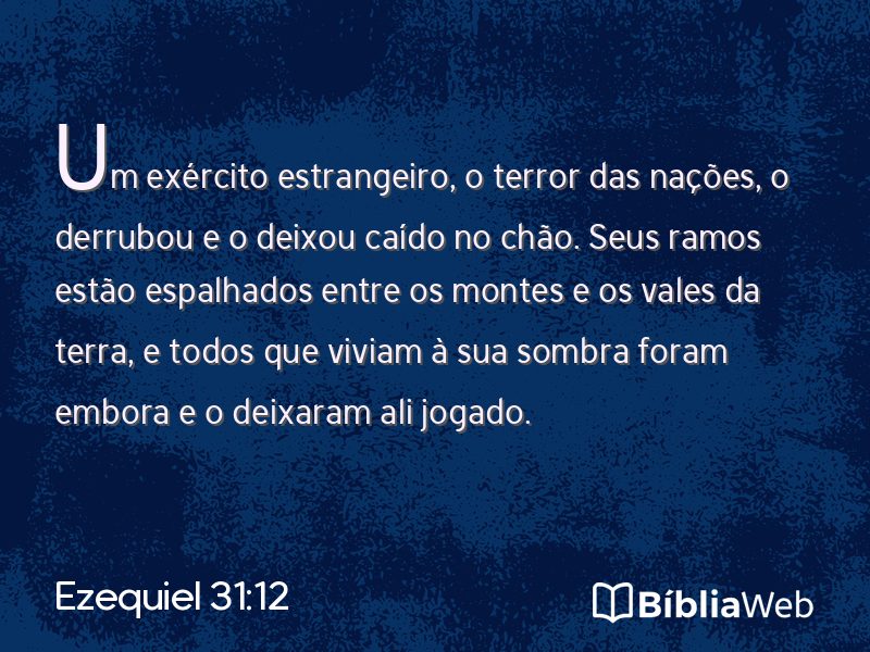 Ezequiel 31:12 em imagem para compartilhar