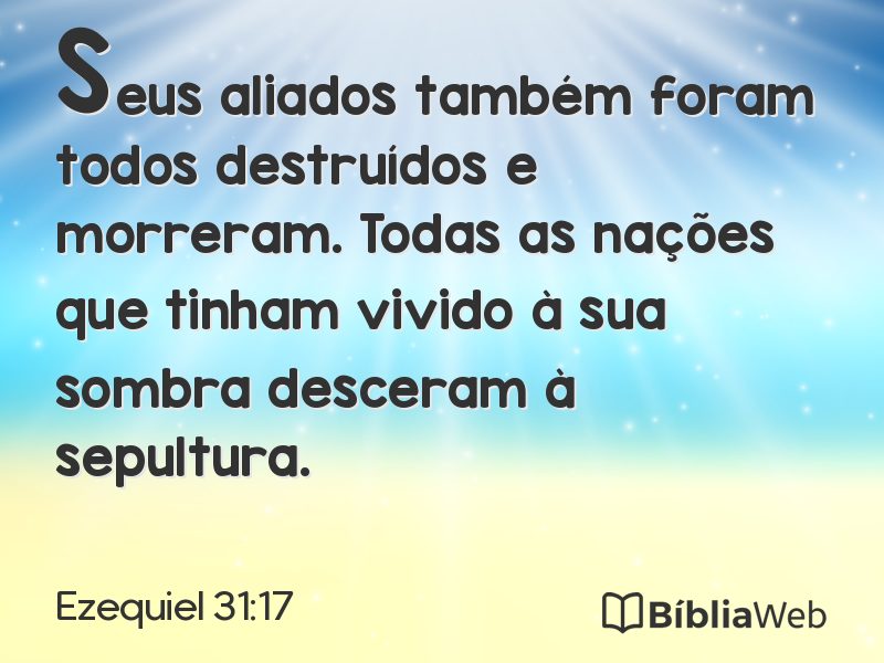 Ezequiel 31:17 em imagem para compartilhar