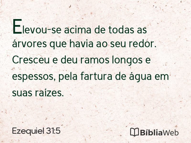 Ezequiel 31:5 em imagem para compartilhar