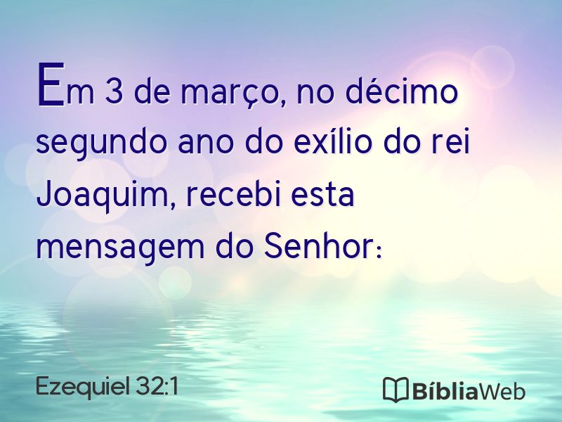 Ezequiel 32:1 em imagem para compartilhar
