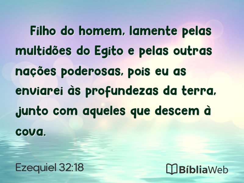 Ezequiel 32:18 em imagem para compartilhar