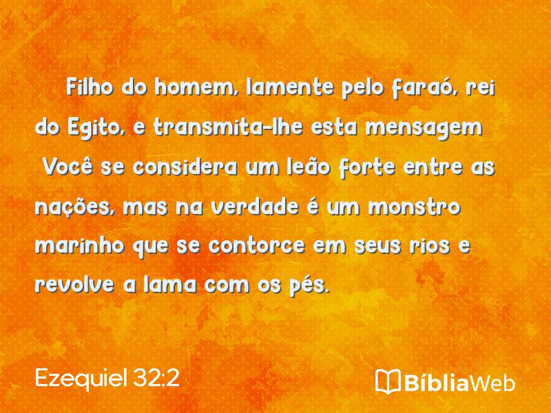 Ezequiel 32:2 em imagem para compartilhar