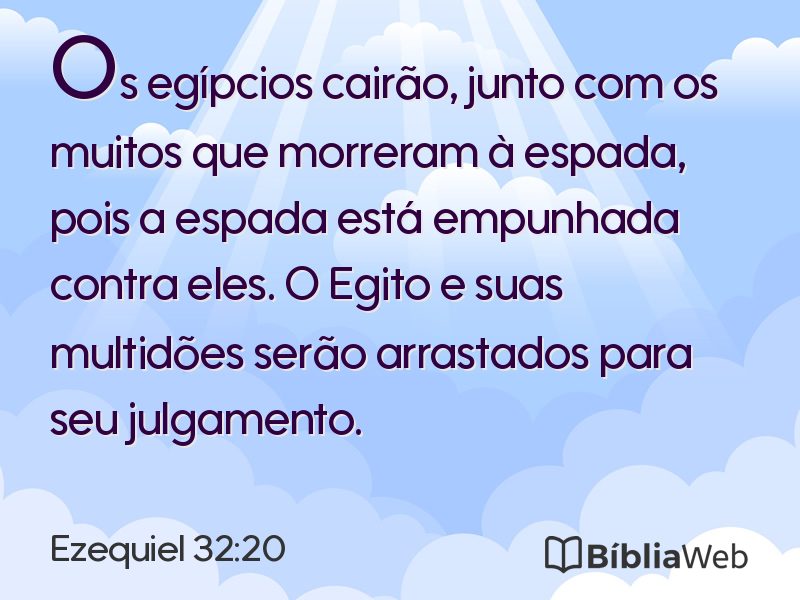 Ezequiel 32:20 em imagem para compartilhar