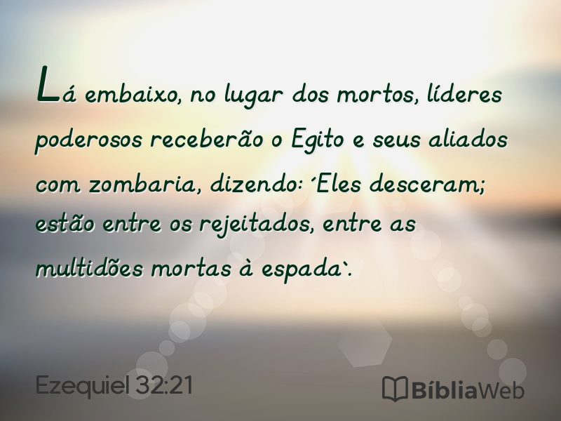 Ezequiel 32:21 em imagem para compartilhar