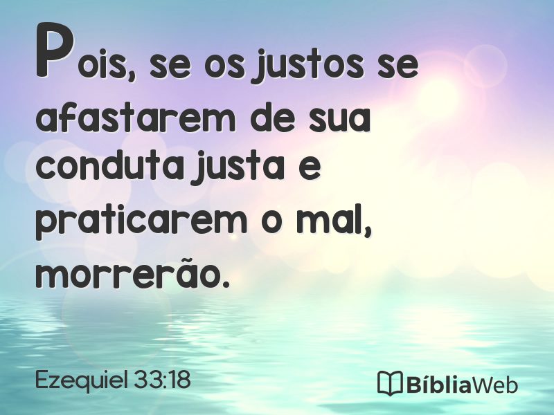 Ezequiel 33:18 em imagem para compartilhar