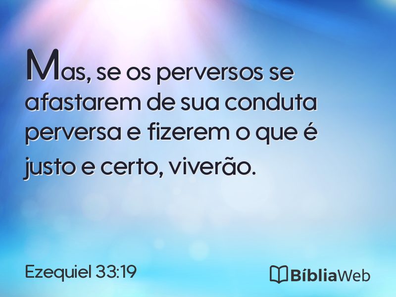 Ezequiel 33:19 em imagem para compartilhar