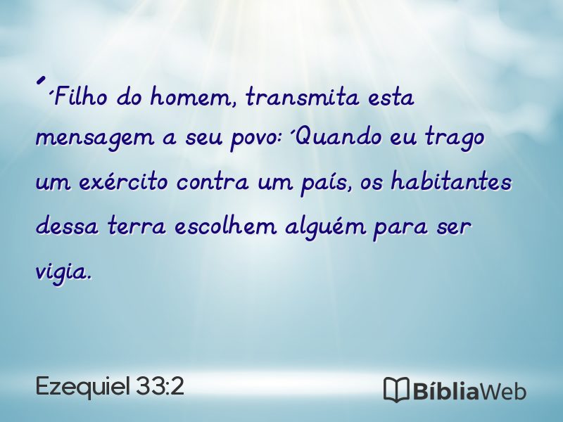 Ezequiel 33:2 em imagem para compartilhar