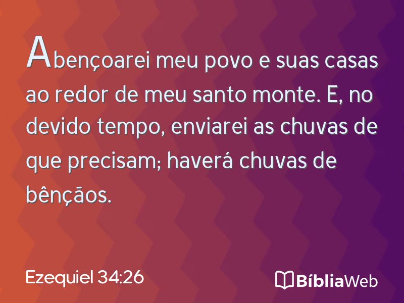 Ezequiel 34:26 em imagem para compartilhar