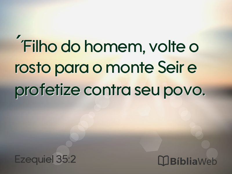 Ezequiel 35:2 em imagem para compartilhar