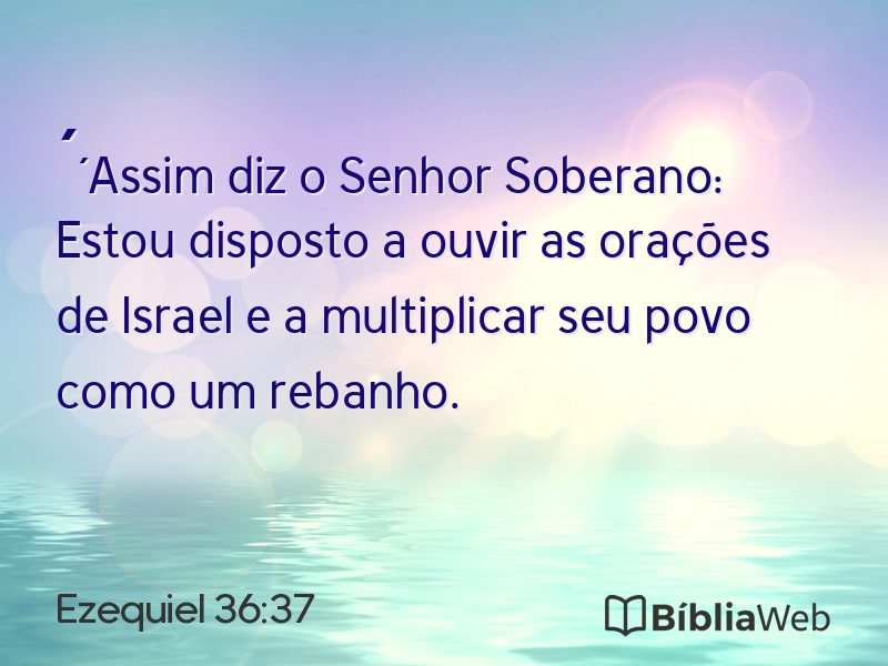 Ezequiel 36:37 em imagem para compartilhar