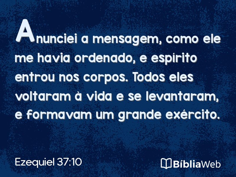 Ezequiel 37:10 em imagem para compartilhar