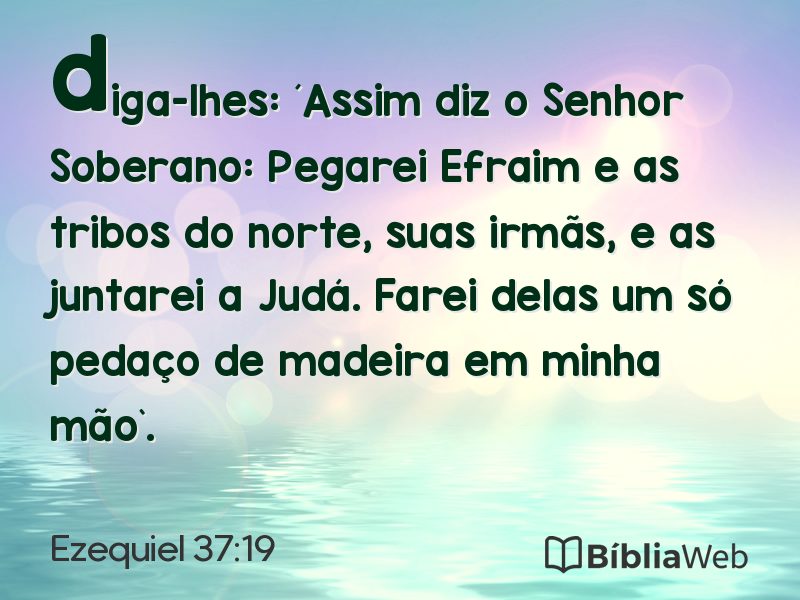 Ezequiel 37:19 em imagem para compartilhar