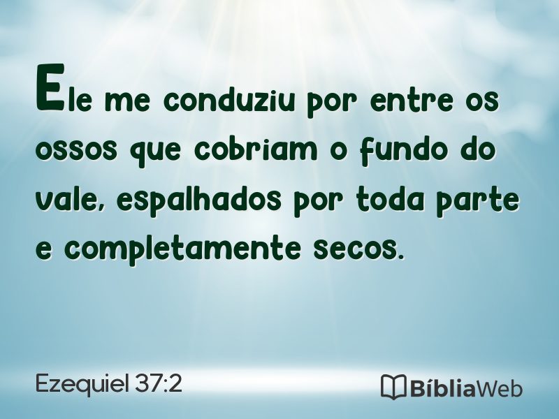 Ezequiel 37:2 em imagem para compartilhar